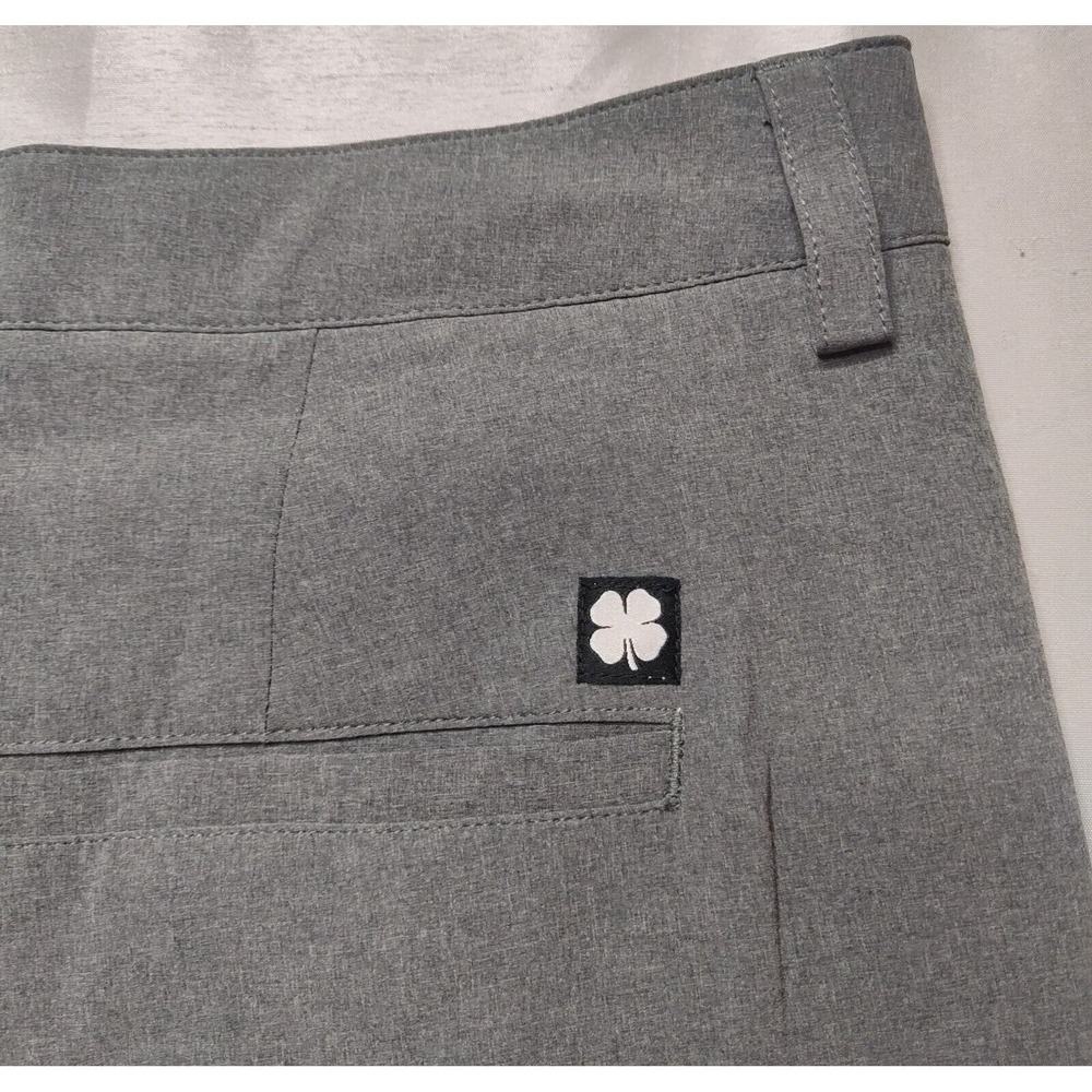 BLACK CLOVER RODGERS Men Size 40 Black‎ 9.5" Inseam Golf Shorts NEW - Picture 9 of 10